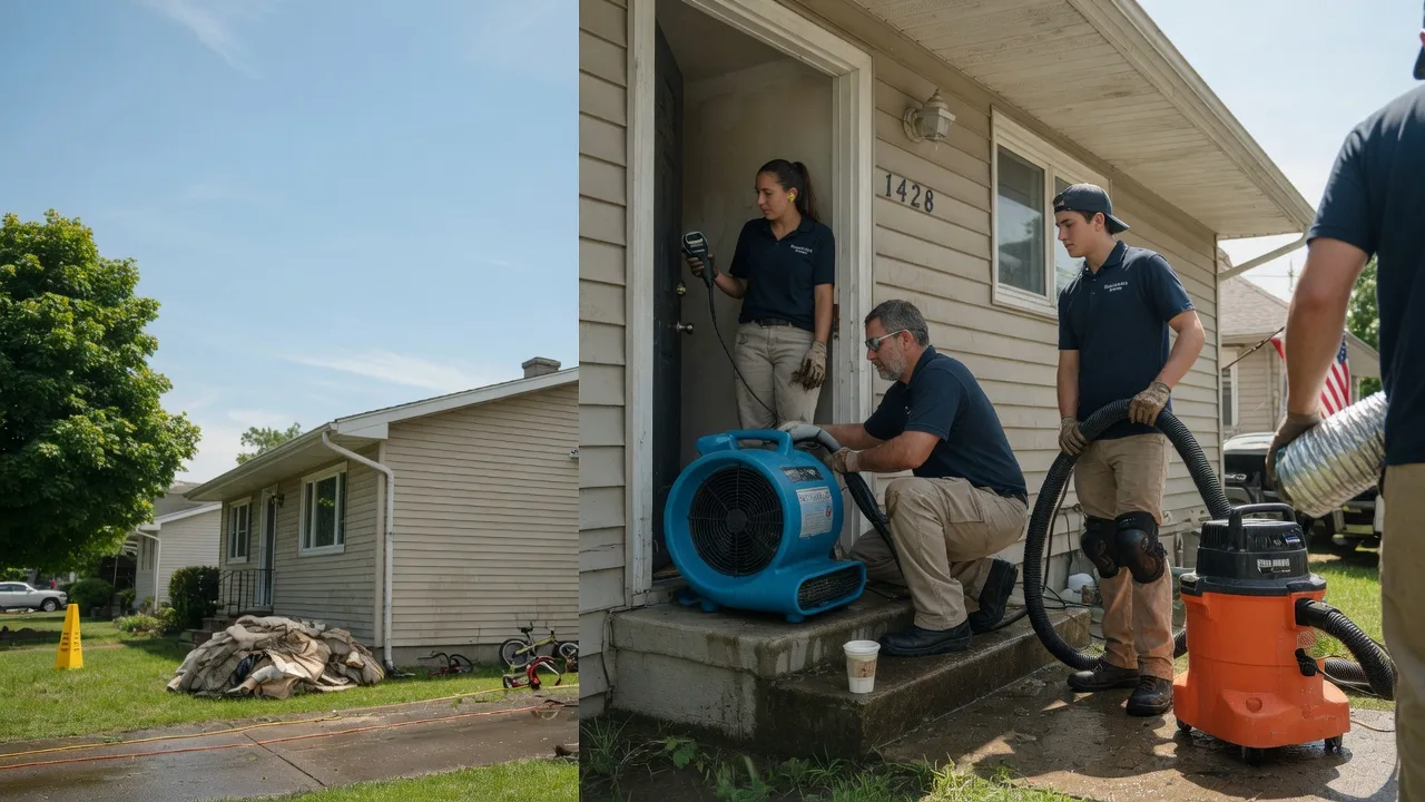 Water Damage Restoration in Saratoga, IN near me